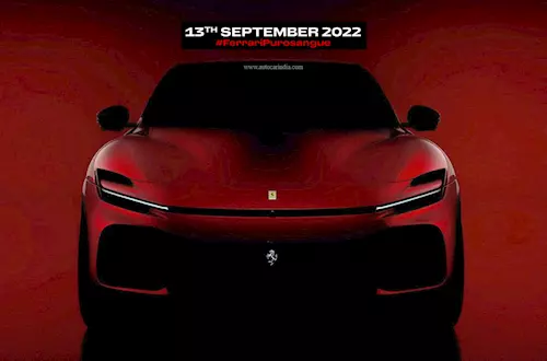 Ferrari Purosangue SUV to be revealed on September 13